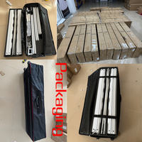 Stand de Exhibición Modular para Ferias Comerciales, con Impresión de Marca, Caja de Luz LED de Tela Tensada, Directo de Fábrica, en Lotes Pequeños