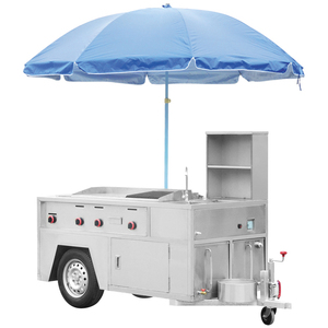 <span class=keywords><strong>Chariot</strong></span> de vente ambulante de hot-dogs avec friteuse et <span class=keywords><strong>plancha</strong></span>, prix bas, bonne qualité, durable, barbecue à gaz - Product Image 4