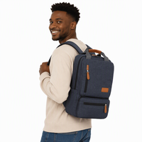 Sac à dos pour ordinateur portable, décontracté, couleur unie, trois pièces, pour étudiants et professionnels, pour le ski, sac d'école