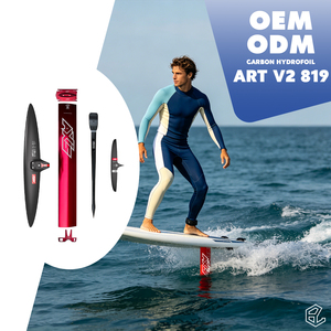 Hydrofoil en carbone AXIS ART <span class=keywords><strong>V2</strong></span> 819 pour Kite Surf, Pump Foil et Wing Foil, à profil haut, pour une glisse efficace, vente en gros - Product Image 2