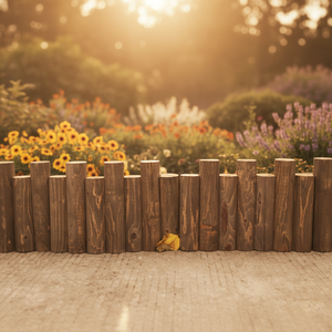 Pequeña tira decorativa <span class=keywords><strong>de</strong></span> aislamiento <span class=keywords><strong>para</strong></span> jardinería exterior, estaca <span class=keywords><strong>de</strong></span> <span class=keywords><strong>jardín</strong></span> con tronco carbonizado conectado, fácil <span class=keywords><strong>de</strong></span> montar - Product Image 4