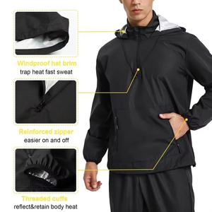 Tuta da Allenamento Leggera 100% Poliestere per Uomo, Giacca Brucia Grassi, Tuta Sauna per Perdita di Peso - Product Image 3