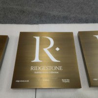 Maßgefertigtes Vintage-Architekturschild |   Gebürstete Antik-Bronzeplatte mit Strukturiertem Finish für Innenbereich Umweltfreundlich Einfache Installation