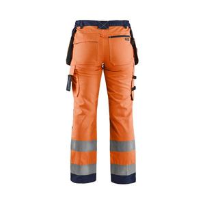 BLAKLADER - 715618115389C40 Pantalón Hi-Vis para Mujer Naranja/Azul marino-EAN 7330509502839 ROPA DE TRABAJO DE 2017 - Product Image 2
