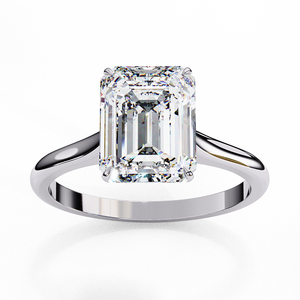 Classic Silver <b>Diamond</b> <b>Ring</b> for Women Elegant Style Lightweight Jewelry for Everyday Wear - Product Image 1