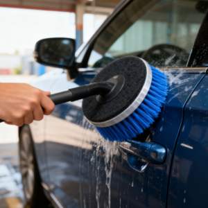 99. Brosse de détail automobile lisse de 5 pouces pour l'application de la pulvérisation d'inspection finale et du produit de détail sur les voitures de présentation <span class=keywords><strong>avant</strong></span> le début de la cérémonie de jugement - Product Image 4