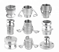 Acoplamiento Rápido Camlock de Acero Inoxidable Duradero, Estándar ISO 1/2''-6'', Presión de 6.4MPA, Roscas NPT/BSP para Uso con Mangueras de Agua