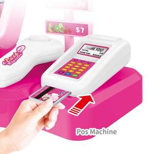 <span class=keywords><strong>Giochi</strong></span> di ruolo per bambini fingono di giocare a registratore di <span class=keywords><strong>cassa</strong></span> educativo carrello della spesa di frutta giocattoli Set da supermercato per la casa giocattolo - Product Image 3