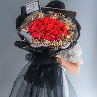 Fleur éternelle souffle de bébé bouquet de fleurs séchées cadeau de la Saint-Valentin fini envoyer un cadeau d'anniversaire de confession de petite amie