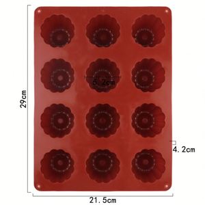Moule en silicone personnalisé et écologique pour gâteaux, biscuits, bonbons, en forme de donut, à trous, en résine, pour DIY, sans BPA, OEM/ODM - Product Image 2