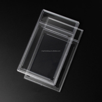 Boîtier transparent pour cartes Pokémon 35pt, personnalisé, vide, à sceller par ultrasons, pour cartes gradées et cartes TCG Pokémon