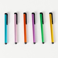Cadeau promotionnel plastique universel mini tablette mobile stylet écran tactile stylo téléphone téléphone stylo tactile résistif