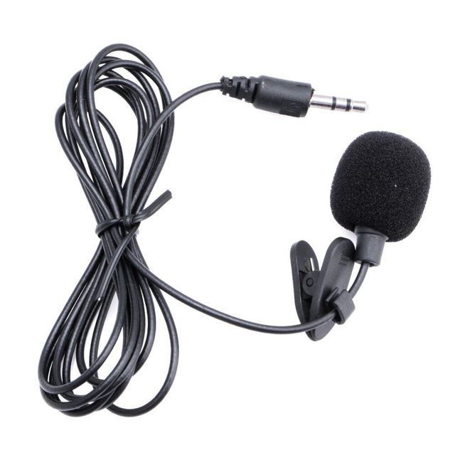 3.5mm Clip-on Lapel Lavalier Mic Microphone Mini Tie Microphone Mini Mic