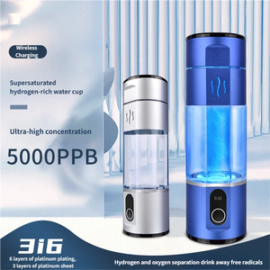 Portable Hydrogen Water Bottle Fast 5 Minute <b>Generation</b> <b>Battery</b> <b>Powered</b> Home Travel RV Use 210ml Cold Electrolysis - Product Image 1