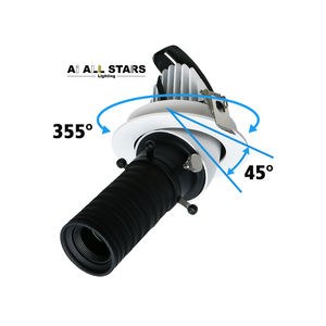 Lampu Proyektor CE Rohs Zoomable 10W 20W 30W 2 kabel 3 kabel 4 kabel 3 Fasa Dapat Dibentuk Dapat Diredupkan CCT COB <span class=keywords><strong>Led</strong></span> Spot <span class=keywords><strong>Track</strong></span> <span class=keywords><strong>Light</strong></span> - Product Image 5