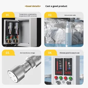 Controlador de Nivel Electrónico Inteligente de Acero Inoxidable 304 Anxin'er para Agua y Piscina con Alarma y Transmisor de Nivel Anxin'er - Product Image 2