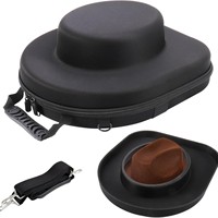 Estuche para Sombreros con Cremallera Impermeable de EVA Personalizado, Organizador de Gorras, Contenedor de Equipaje, Bolsa de Almacenamiento de Viaje, Sombreros Fedora, Panamá, Vaqueros