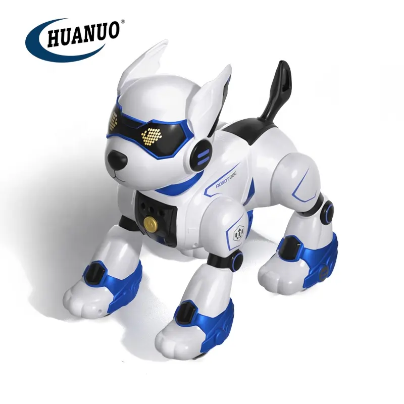 RC Robot Con Chó Điều Khiển Bằng Giọng Nói Robot Diễn Viên Đóng Thế Con Chó Đồ Chơi RC Con Chó Con Tương Tác Với Âm Thanh Và Âm Nhạc Vật Nuôi Điện Tử Cho Trẻ Em