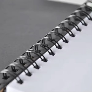 Xoắn ốc máy tính xách tay in ấn tùy chỉnh thiết kế của bạn Tạp Chí A5 Kích thước dòng trang dây-<span class=keywords><strong>o</strong></span> ràng buộc máy tính xách tay - Product Image 4