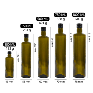 <span class=keywords><strong>Bouteille</strong></span> en verre pour huile d'olive <span class=keywords><strong>avec</strong></span> bouchon, vente en gros, 250 ml, 500 ml, 750 ml, vert Dorica, bouteilles d'huile d'olive <span class=keywords><strong>avec</strong></span> <span class=keywords><strong>bec</strong></span> <span class=keywords><strong>verseur</strong></span> facile - Product Image 2