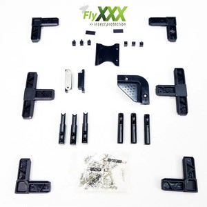 Mosquitera de Alta Calidad con Marco de Aleación de Aluminio y Diseño Moderno, con Bisagras de Fibra de Vidrio para Apartamentos, Gran Venta - Product Image 4