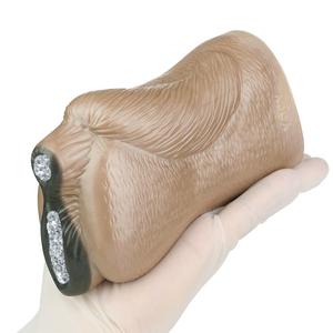 Animal Horse Male Master burter Cup Mit Zwei kanal, <span class=keywords><strong>Soft</strong></span> Liquid Silikon Tasche <span class=keywords><strong>Pussy</strong></span> Stroke <span class=keywords><strong>Sex</strong></span> Penis Übung - Product Image 4