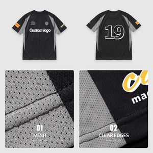 Camiseta Deportiva Transpirable Personalizada <span class=keywords><strong>para</strong></span> Hombre, <span class=keywords><strong>para</strong></span> Fútbol y Running, Sublimada, 100% Poliéster, de Alta Calidad - Product Image 4