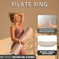 Nouveaux accessoires de Pilates, équipement d'entraînement, anneau de puissance en silicone, ensemble de barres de musculation, tapis de yoga, ensemble de fitness pour la maison, accessoires de Pilates