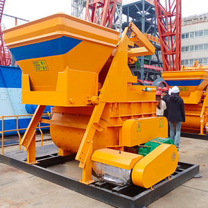 Js Series Horizontal <b>Stationary</b> Twin Shaft Cement Concrete Mixer Machine <b>for</b> <b>Sale</b> - Product Image 1