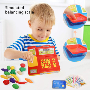 <span class=keywords><strong>Caisse</strong></span> <span class=keywords><strong>enregistreuse</strong></span> de supermarché transfrontalier pour <span class=keywords><strong>enfants</strong></span>, maison de jeu éducative, mini-comptoir de <span class=keywords><strong>caisse</strong></span> de simulation, jouet multicolore - Product Image 2