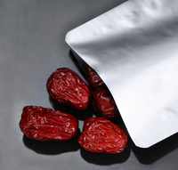 Sac en papier d'aluminium thermoscellé de qualité alimentaire, pochettes d'emballage en Mylar ouvertes, sacs de stockage des aliments