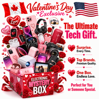 <strong>Best</strong> Valentines Day Surprise Gift Electronics Mystery Box Random 1-3PCS Worthy Techn Gadgets Low Price Wholesale Mystery Box