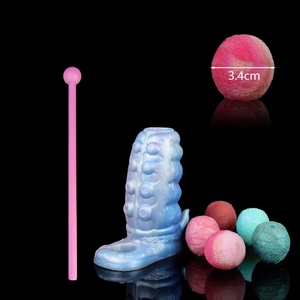 YOCY Ovipositor Sex Toy Monster Tentacle Massager Silicone Hollow Penis Sheath Anal Vaginal Lay Eggs Adult Games Masturbator - Product Image 1