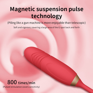 防水磁気式大人用女性向けミニバイブレーターGスポットクリトリス刺激器舐める機能付き無潤滑アナルセックストイ女性用 - Product Image 6