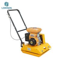 Compacteur à plaque vibrant autoporté C90 Robin/Loncin/Lifan avec moteur à couple élevé et roulement pour le compactage du sol