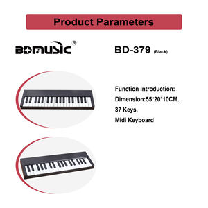 Clavier électronique portable MIDI BD MUSIC BD-379, 37 touches, orgue électrique, instruments de musique - Product Image 2