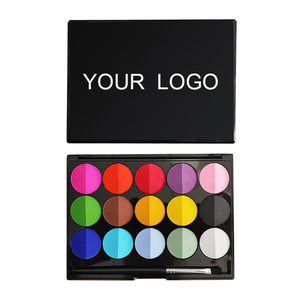 <span class=keywords><strong>Paleta</strong></span> de Maquillaje Profesional Mate de 15 Colores para Rostro y Cuerpo, Activada por Agua, Delineador Cosmético Lavable - Product Image 1