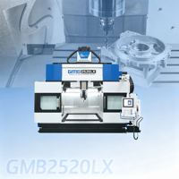 Centre d'usinage CNC à portique 5 axes GUOSHENG GMB2520LX, haute rigidité, pour pièces de moules automobiles et composants structurels aérospatiaux