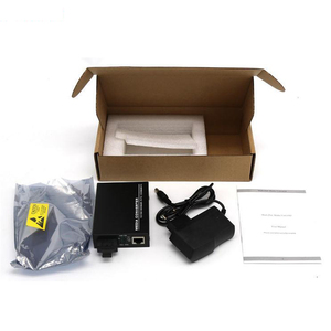 Convertitore di Media in Fibra Ottica Vicenray, Singola Fibra SM 20km, 10/100/1000M, da RJ45 a SFP per FTTH, DC 5V, Certificato CE - Product Image 5