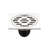 SANIVITAL - Rejilla de Desagüe para Baño con Filtro Desodorizante de Gran Capacidad y Diseño Moderno, Fácil de Limpiar
