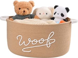 Cesta de Juguetes para Perros y Gatos de Algodón Resistente, Contenedor de Almacenamiento Grande para Guardería, Sala de Estar, Dormitorio - Product Image 2