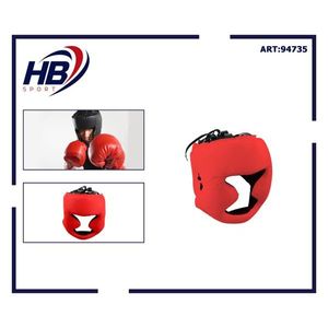 Casco de Boxeo Rojo, Equipo de Artes Marciales - Product Image 3