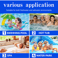 Bandelettes de test 6 paramètres pour piscine et spa, résultats rapides, test du chlore, du pH et de la dureté pour bain à remous et piscine, 50 unités, fourniture directe usine
