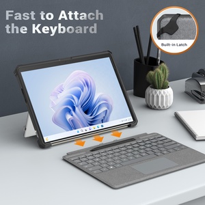 เคส MoKo Frosted Black All-in-One Pro 9 แบบกันกระแทก พรีเมียม สำหรับแท็บเล็ต Microsoft Surface Pro 9 10 11 13 นิ้ว - Product Image 6