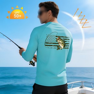 Camisa de Pesca de Alto Rendimiento para Hombre con Manga Larga y Protección Solar, Ropa Deportiva para Pesca y Actividades Acuáticas - Product Image 5