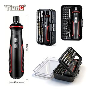Ensemble de tournevis électrique rechargeable entièrement <span class=keywords><strong>automatique</strong></span> 41 en 1, mini tournevis électrique multifonctionnel - Product Image 1