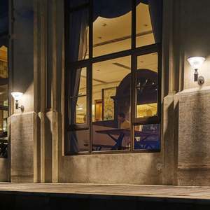 Lanterna <span class=keywords><strong>da</strong></span> Parete <span class=keywords><strong>Solare</strong></span> LED Monocristallina Impermeabile IP65 con Alloggiamento in Alluminio Nero per Esterni, Luce Notturna Wireless 12H per <span class=keywords><strong>Giardino</strong></span> - Product Image 4