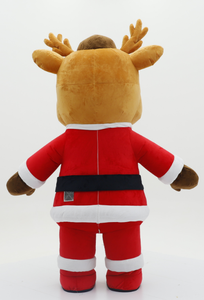 Costume de mascotte gonflable de père Noël de bonhomme de neige de <span class=keywords><strong>renne</strong></span> géant pour Noël Cosplay Fancy Dress Celebration Props - Product Image 2