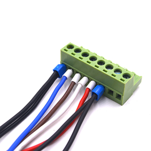 Bloque de Terminales de Cobre Estañado Verde de 5.08mm de Paso, WJ2EDGK-5.08-8P, 0.5mm, 2 Cables, Piezas de Aire Acondicionado, 8 Pines, Electrónico, PVC - Product Image 4