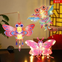 Lanternes LED portables en PVC étanches pour enfants, à assembler soi-même, pour le Festival de la Mi-Automne, idéales comme cadeaux de vacances – Approvisionnement direct usine